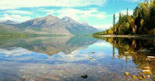 Boating may be enjoyed on the lake. Apgar Campground In Glacier Montana Apgar Campground Puts You Right In The Thick Of Glacier National Park W National Parks Glacier National Park Campground