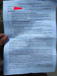Ib Acio 2017 Tier 2 Question Paper 25 02 2018 Sscnaukari In