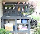 Potting Bench Plans With Sink - Free Garden Plans