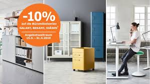 Vorschau Ikea Family Angebot 10 Auf Unsere Buromobelserien Galant Bekant Und Idasen Ikea Buroausstattung Schreibtischzubehor