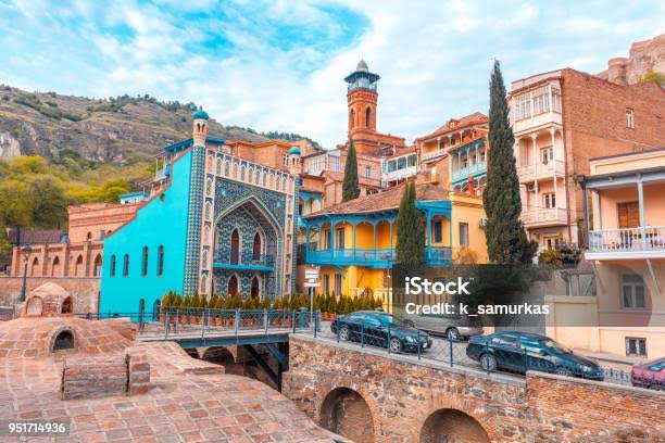 Abanotubani Sulfur Baths, Tbilisi, AI generated