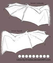 Researchers have developed a robotic bat wing that is providing valuable new information about dynamics of flapping flight in real bats. Demon Dragon Bat Wing Reference Template Wings Drawing Bat Anatomy Human Bat Oc