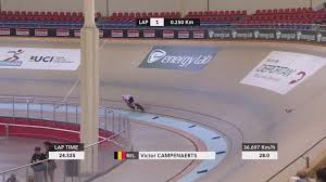 Il belga del team qhubeka assos ha coronato una lu . Historisch Campenaerts Verpulvert Record Wiggins En Breekt Door 55 Km Grens Werelduurrecord Sporza
