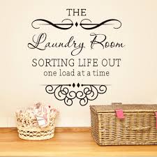 There are 13760 laundry room quote for sale on etsy, and they cost $15.15 on average. The Laundry Room Sorting Life Out One Load At A Time Wall Quote Vinyl Mural Art Decal Removable Modern Home Decor Sticker Fanglee Tools Home Improvement Paint Wall Treatments Supplies