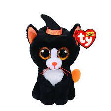Ty Beanie Boo Small Witchie The Cat Plush Toy Halloween Beanie Boos Cat Plush Cat Plush Toy