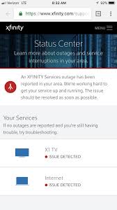 There are several internet providers you can choose from, including the big name companies like at&t, verizon or virgin. Xfinity Internet Cable Outage Pittsburgh