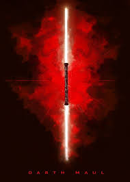 Official Star Wars Character Lightsabers Darth Maul Displate Artwork By Artist Star Wars Part Of A Star Wars Background Star Wars Painting Star Wars Images