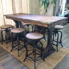 Raise It Up To Pub Height Plan Help Http Www Ana White Com 2012 06 Plans Fancy X Farmhouse Table Shared B Rustic Pub Table Pub Table Rustic Industrial Decor