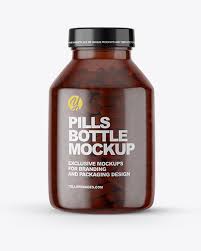 Download Amber Pills Bottle Mockup In Bottle Mockups On Yellow Images Object Mockups PSD Mockup Templates