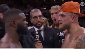 Jake paul and tyron woodley pose during a press conference at the hilton cleveland downtown prior to their august 29 fight on august 26, 2021 in cleveland, ohio. 4yx S5rybyqcpm