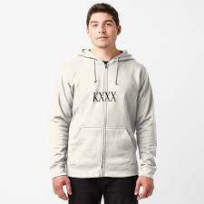 KXXX Zipped Hoodie for Sale by haleyerin | Redbubble
