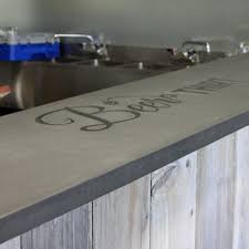 Custom woodworking & design llc. Concrete Bar Top Houzz