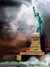 The poem that's written at the base of the statue of liberty is one of the most popular statue of liberty captions. Statue Of Liberty Painting With Quote By Brent Borup Statue Of Liberty Statue Borup