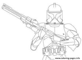 Clone trooper star wars coloring pages. Star Wars Stormtrooper Clone Wars Coloring Pages Printable
