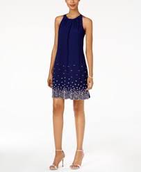 Potential Dress For Wedding Msk Beaded Shift Dress Macys Com Shift Dress Womens Shift Dresses Fashion