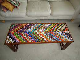 Pin By Kathy Wolford On Found Treasures Bottle Cap Table Bottle Cap Crafts Beer Cap Art