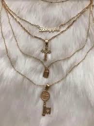 Because of the trendiness of the aesthetics, it can often be related to other aesthetics. Aesthetic Baddie Baby Girl Gold Multi Layer Necklace Women S Fashion Jewelry Necklaces On Carousell
