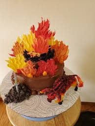 Schleich Eldrador Fire Bull Cake Kindergeburtstag Planen Kindergeburtstag Sandkuchen