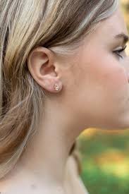 Herkimer Diamond Studs Stud Earrings Minimalist Post April Birthstone  Herkimer Diamond Earrings Raw Stud Earrings Raw Crystal Stone Earrings