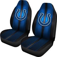 Incredible Line Pattern Indianapolis Colts Logo Car Seat Covers Indianapolis Colts Logo Indianapolis Colts Carseat Cover