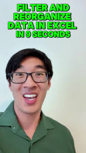 Filter and Organize Data in Excel Easily #excel #spreadsheet #exceltips  #exceltricks