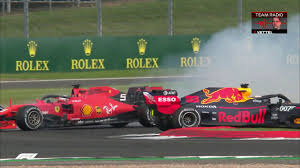Silverstone will be allowed a capacity crowd for the july 18 british formula one. Vettel Collides With Verstappen At Silverstone 2019 British Grand Prix Youtube