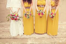 Mustard Yellow Bridesmaid Dresses With A Bohemian Wedding Dress Yellow Bridesmaid Dresses Mustard Bridesmaid Dresses Yellow Bridesmaids