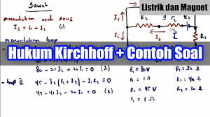 Menjelaskan konsep rumus hukum kirchoff 1 dan hukum kirchoff 2, bunyi hukum kirchoff 1 dan 2 beserta contoh soal lengkap dengan pembahasan. Hukum Kirchhoff Contoh Soal Youtube