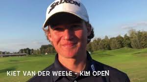 Kiet van der Weele maakte donderdag zijn debuut in het KLM Open. Hij genoot  van elk moment.