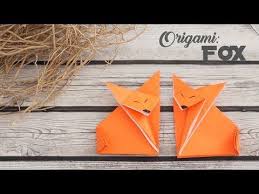 Origami Rubah Youtube Origami Paper Crafts Fox