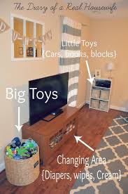 How I Organize The Toys In My Living Room Easy Way To Keep It All Clean And Put Aw Kids Room Organization Toy Organization Living Room Living Room Toy Storage