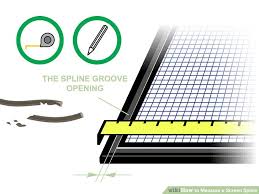 How To Measure A Screen Spline 11 Steps With Pictures