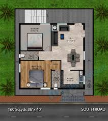 160 Sqyrds 36x40 Sqfts West Facing 1bhk House Plans Model House Plan My House Plans Small House Design Plans