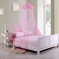 Canopy kids' beds are one of the more whimsical beds available to you. Sheer Pom Pom Collapsible Hoop Kids Bed Canopy On Sale Overstock 11803838