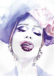 Click the follow button to send a . Iulia Albu Watercolor Fashion Illustration Sinestezic Sinestezic