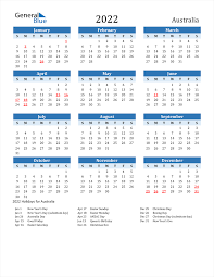 12monthholidays.com provides free printable calendar templates with notes, so you can also write your tasks to do lists, events, events, and holidays. 2022 Australia Calendar With Holidays