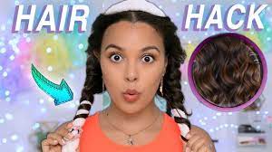 Testing Weird Hair Hack For Lazy People Heatless Overnight Curls Youtube