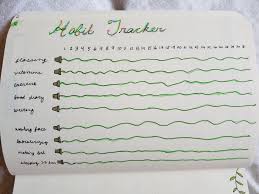 For example, drinking water, i want to record how much i drink everyday, 4 or 5. May Habit Tracker Bulletjournal