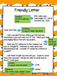 Use the sample friendly letter as your guide. Friendly Letter Freebie Letter Writing For Kids Letter Writing Activities Friendly Letter Writing