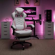 Respawn 110 Racing Style Gaming Chair Reclining Ergonomic Leather Chair With Footrest In Pink Big Pink Store Gamer Room Decor Room Setup Game Room Design