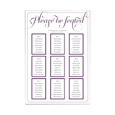 personalized seating chart kit with expressions design