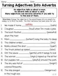 Pin On Adverbs Worksheet