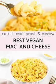 Vegan Mac And Cheese Recipe Easy Gluten Free Avocado Centric Recipe Dairy Free Mac N Cheese Nutritional Yeast Recipes Mac And Cheese Healthy