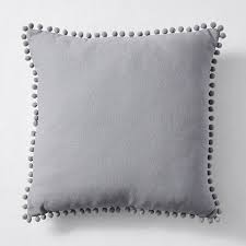 Linen Cotton Pom Pom Cushion 45cm Pink Target Australia 555 Dop Liked On Polyvore Featuring H Target Throw Pillows Pink Home Accessories Grey Throw Pillows