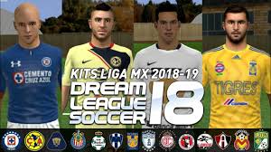 By dream league soccer kits url and logo you can change the kits and logos of the teams, and you can even modify their costumes. Descarga Todos Los Nuevos Kits De La Liga Mx 2018 19 Dream League Soccer 2018 Youtube