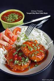 Steak Tempe Tempeh Soy Bean Cake Steak Recipe Vegetarian Recipes Healthy Vegan Recipes Healthy Tempeh
