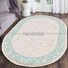 100 akrilik renk krem yesil bej kalinlik 12 mm sacakli hali normal hali kalinligindadir makina halisi artemis oval hali pra halilar dekor ev dekoru