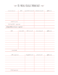 To be filled out by the students on the words mentioned by you. Weekly Budget Worksheet Pdf Fill Online Printable Fillable Blank Pdffiller