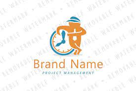 Time Is Of The Essence Logo 179825 Logos Design Bundles Logo Design Business Card Design Time Management Work
