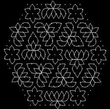 22 11 Interlaced Dots Idukku Pulli Kolam Start With 22 Dots In The Center And Then 21 In Rangoli Patterns Rangoli Designs With Dots Rangoli Designs Images